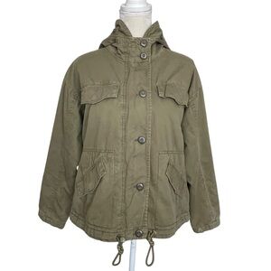American Eagle Outfitters Utility Olive Green Jacket Women’s Size S Hooded
